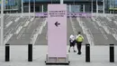 Penyanyi 34 tahun itu akan memulai lima malam di Stadion Wembley pada 15 hingga 20 Agustus 2024. (AP Photo/Alastair Grant)