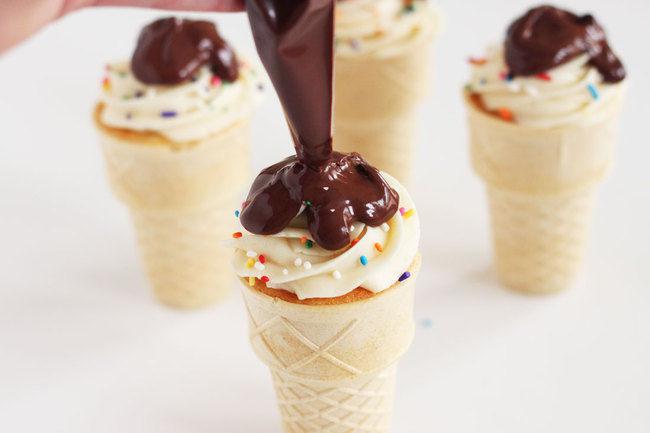 Resep Ice Cream Cone Cupcake, Unyu Banget! - Lifestyle 
