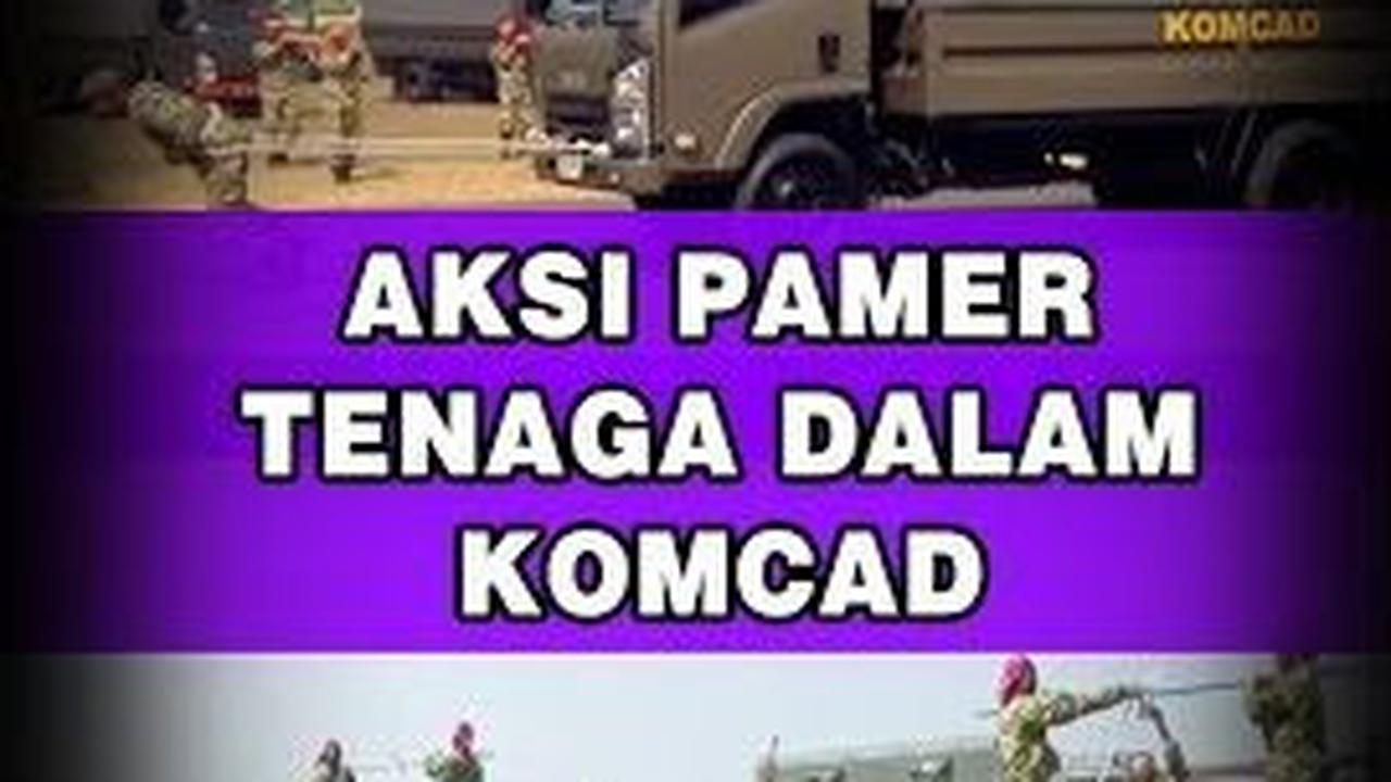 Aksi Pamer Tenaga Dalam Komcad 2023