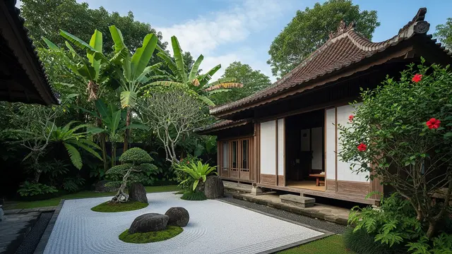 Rumah Ala Pedesaan yang Bikin Pikiran Lebih Tenang. Foto AI Generated