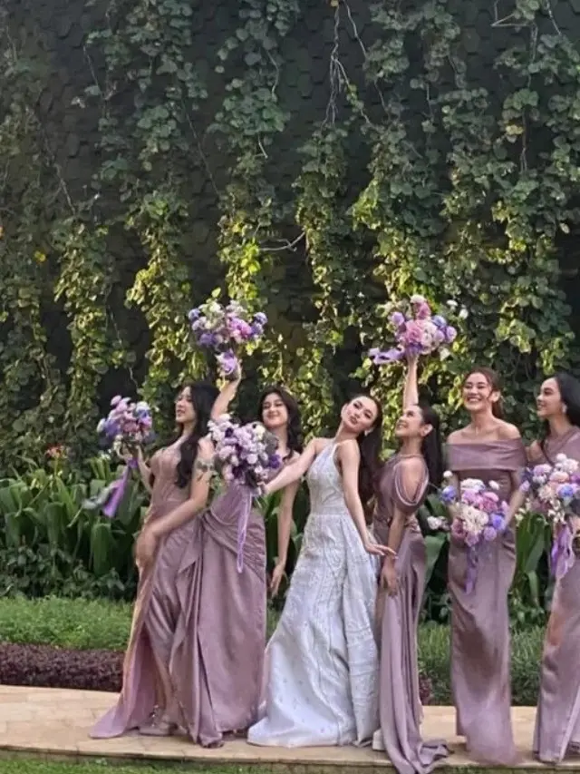Bridesmaid pernikahan Mahalini