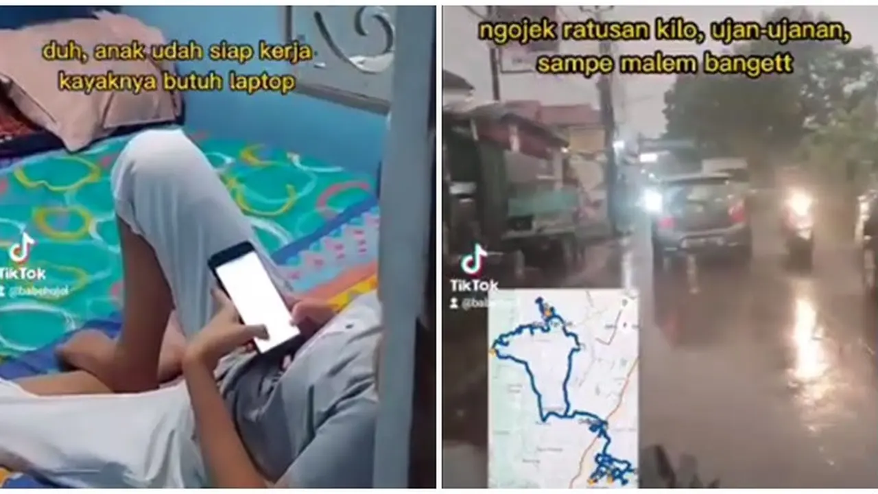 Kisah Perjuangan Driver Ojol Ini Belikan Laptop untuk Putrinya, Bikin Terharu