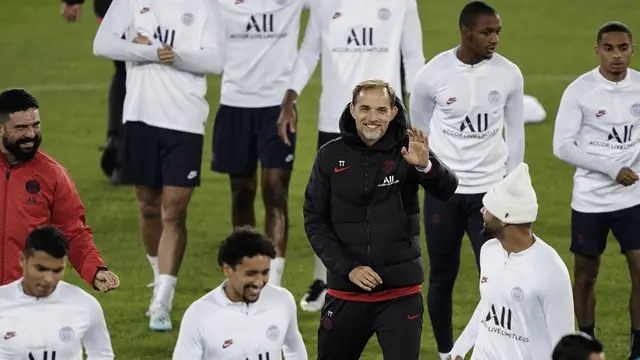 Penuh Canda, Begini Suasana Latihan Pemain PSG Jelang Hadapi Club Brugge