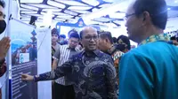 Sekjen Kemnaker Anwar Sanusi di acara Job Fair and Higher Education Expo 2023 yang digelar oleh Ikatan Alumni (IKA) Universitas Negeri Malang, Jawa Timur, Jumat (8/9/2023).