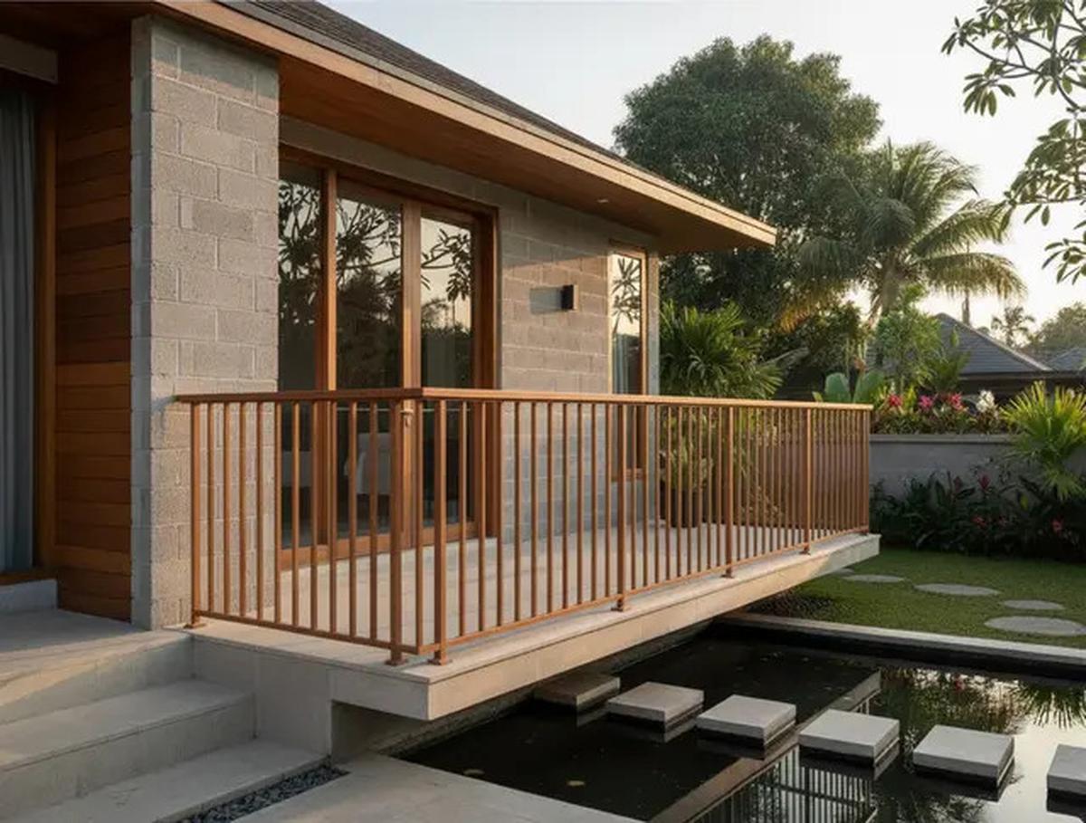 7 Contoh Pagar Balkon Rumah, Inspirasi Desain Aman dan Estetis untuk Hunian Modern