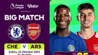 Streaming Premier League Big Match 23/24: Chelsea vs Arsenal. (Sumber: dok .vidio.com)