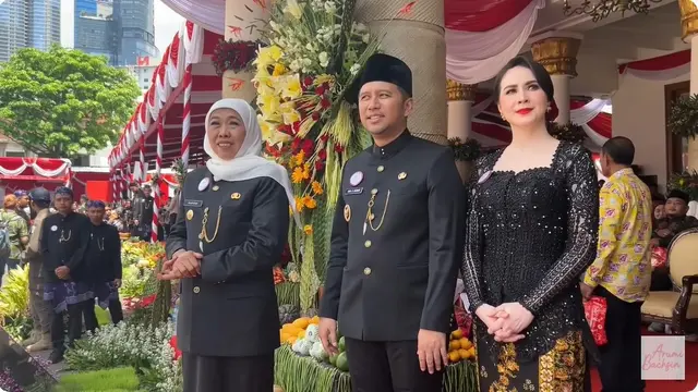 6 Potret Arumi Bachsin di HUT ke-80 Jatim, Perlihatkan Kantor Baru Emil Dardak