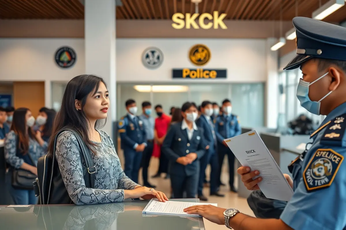 cara buat skck di polsek