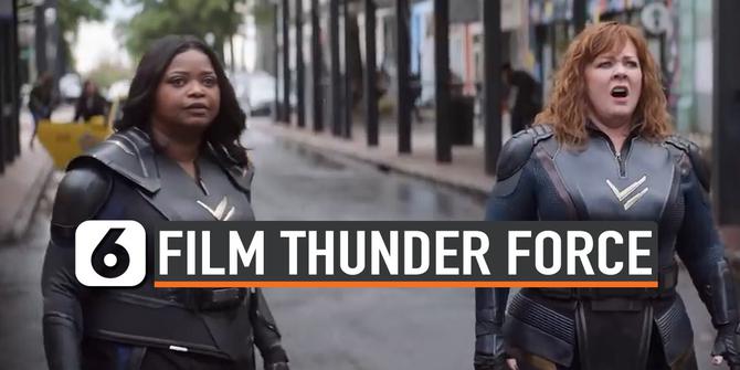 VIDEO: Aksi Dua Pahlawan Super yang Kocak di Film Thunder Force