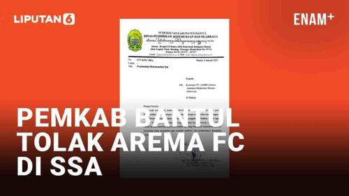 VIDEO: Pemkab Bantul Tak Beri Izin Arema FC Berkandang di Stadion Sultan Agung