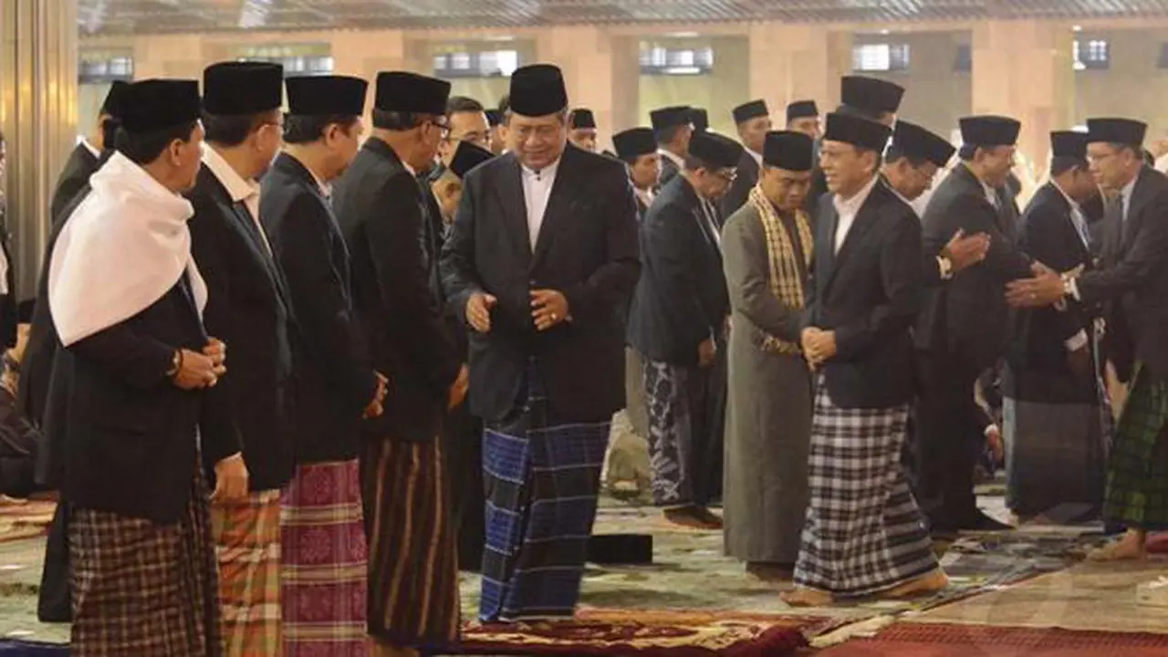 SBY di Masjid Istiqlal