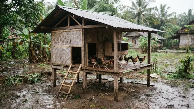 Kandang Ayam Tinggi
