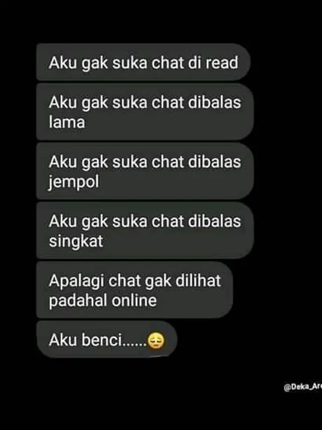 6 Chat ke Gebetan Protes Balasannya Lama Ini Bikin Elus Dada