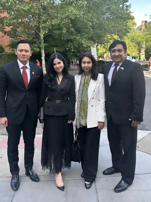 Annisa Pohan saat Dampingi AHY Kerja di Amerika Serikat.