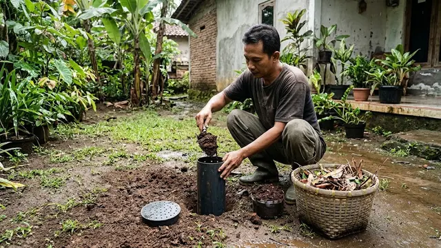Perawatan Biopori Rutin Selama Musim Hujan