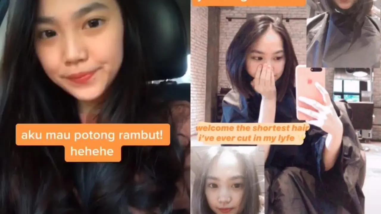 Cristina Lawby Pangkas Rambut untuk Yayasan Kanker