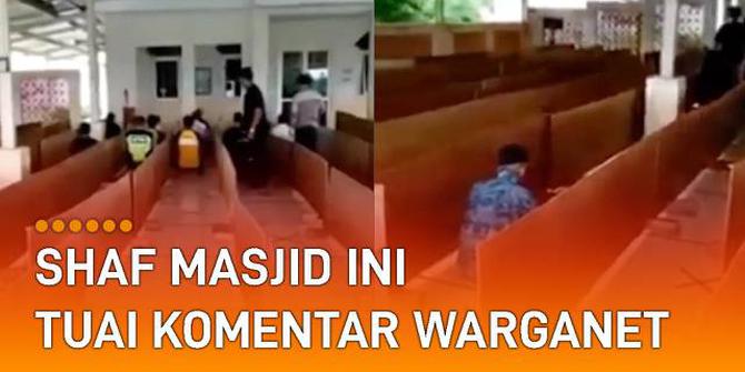 VIDEO: Shaf Jamaah di Sebuah Masjid Ini Tuai Komentar Warganet