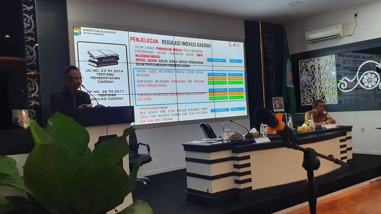 Sosialisasi Inovasi sebagai Upaya Peningkatan Kinerja dan Daya Saing Daerah (Istimewa)