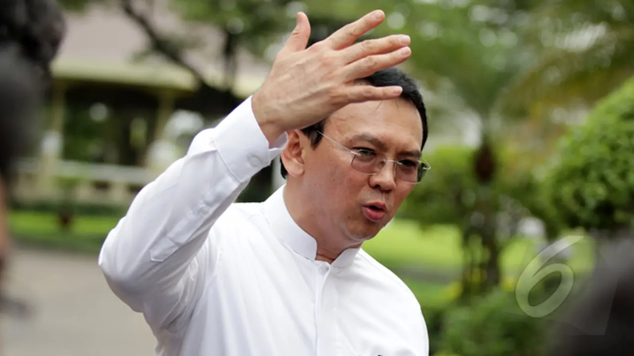 Gaya Ahok Usai Bertemu Jokowi