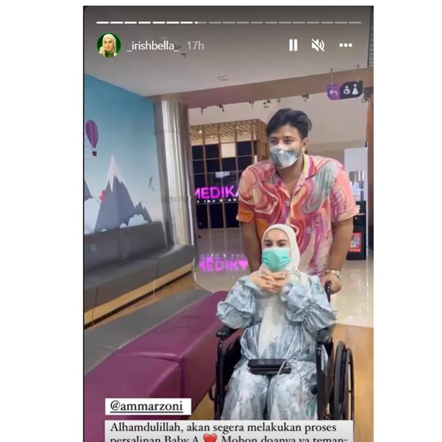 Irish Bella Melahirkan Anak Kedua, Ini 6 Momen Detik-Detik Jelang Persalinannya