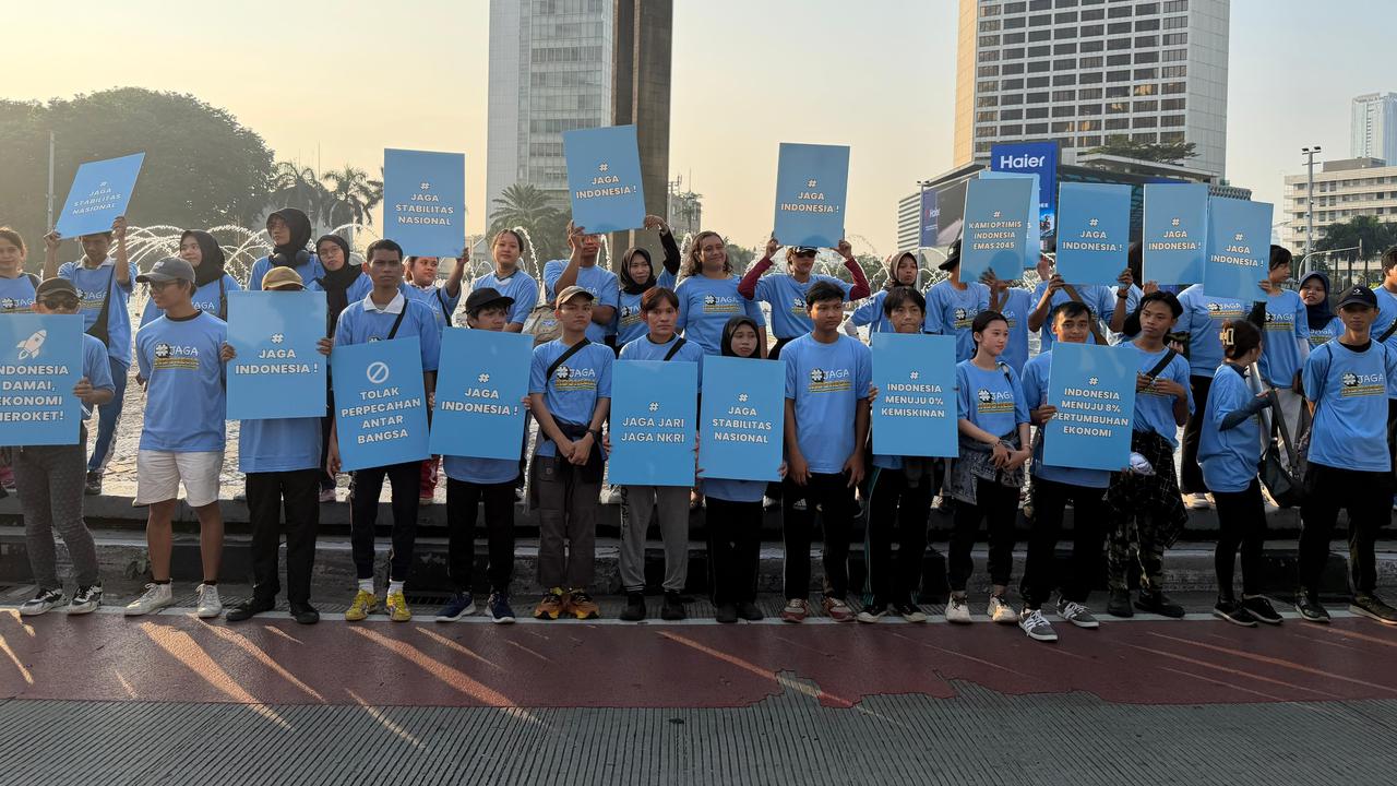 Menjawab Kegelisahan Digital, Pemuda Gelar Aksi Damai #JagaIndonesia di CFD