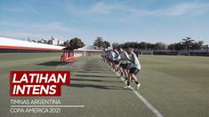 Berita Video, Timnas Argentina Gelar Latihan Terkahir Jelang Melawan Kolombia di Semifinal Copa America 2021