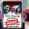 Cek Fakta: Hoaks Bahlil akan Kenakan Pajak Oksigen bagi Masyarakat