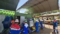 PT Gagas Energi Indonesia (PGN Gagas) dan PT Pertamina Drilling Services Indonesia (Pertamina Drilling) saling bekerjasama menerapkan teknologi dual fuel pada operasi pengeboran minyak. Dok
