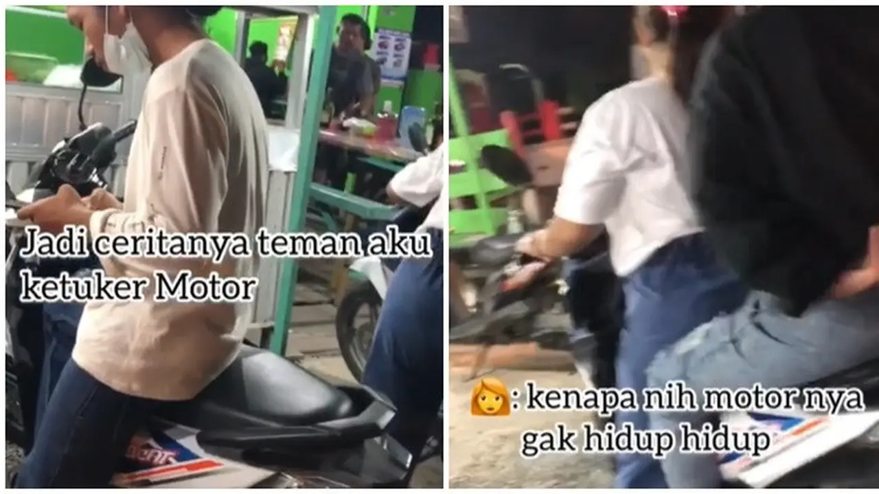 Viral Dua Pengunjung Ini Motornya Tertukar, Bajunya Sama Sampai Didoakan Berjodoh
