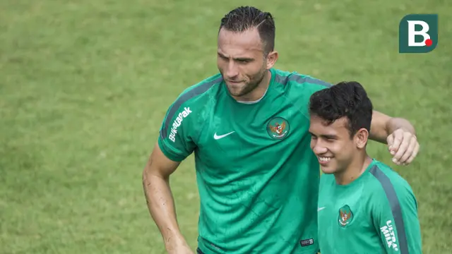 Latihan Timnas Indonesia U-23