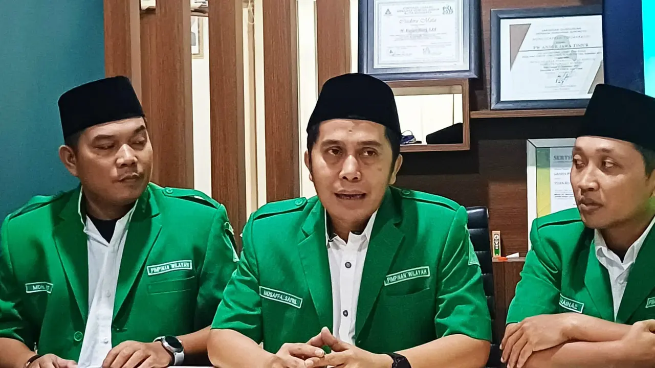 Ketua GP Ansor Jatim, Musaffa Safril. (Foto: Liputan6.com/Dian Kurniawan)