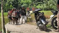 Titik masuk lokasi longsor di Solok. (Liputan6.com/ ist)