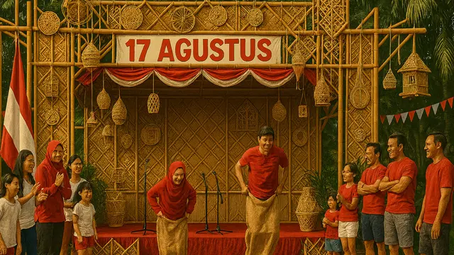 10 Dekorasi Panggung 17 Agustus/Ilustrasi gambar AI