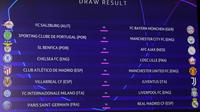 Undian terbaru babak 16 besar Liga Champions (AFP)