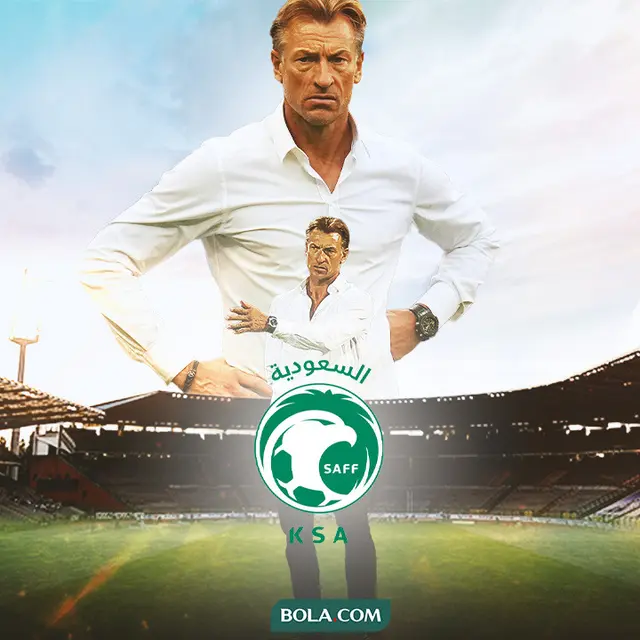 Ilustrasi - Herve Renard pelatih Arab Saudi