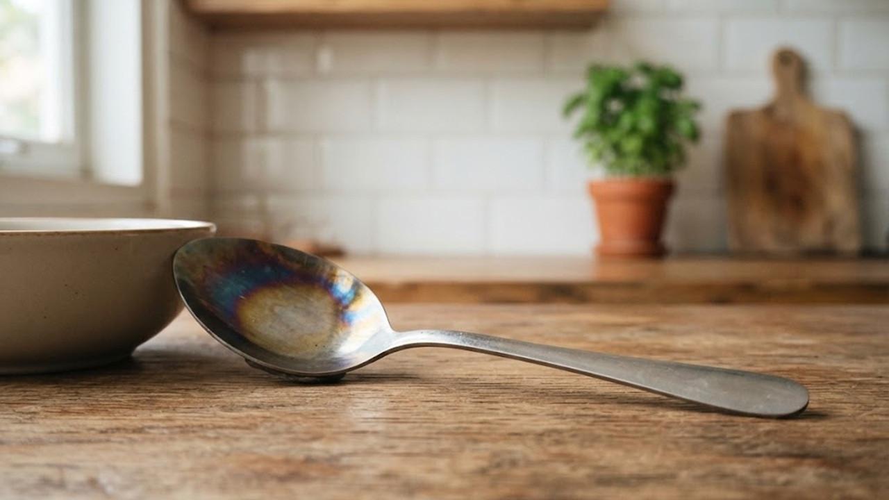 Penyebab Sendok Stainless Steel Kadang Memiliki Bercak Pelangi: Amankah Bagi Kesehatan?