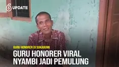 Seorang guru honorer asal Sukabumi, Jawa Barat menjadi sorotan publik setelah viral lantaran bekerja sampingan sebagai pemulung untuk memenuhi kebutuhan keluarga.