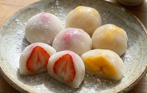 Ilustrasi Cara Membuat Mochi Tanpa Tepung Ketan (Image by Gemini AI)