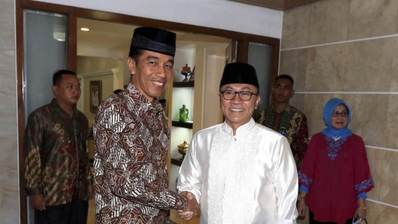 Presiden Jokowi hadiri buka puasa bersama di rumah Ketua MPR