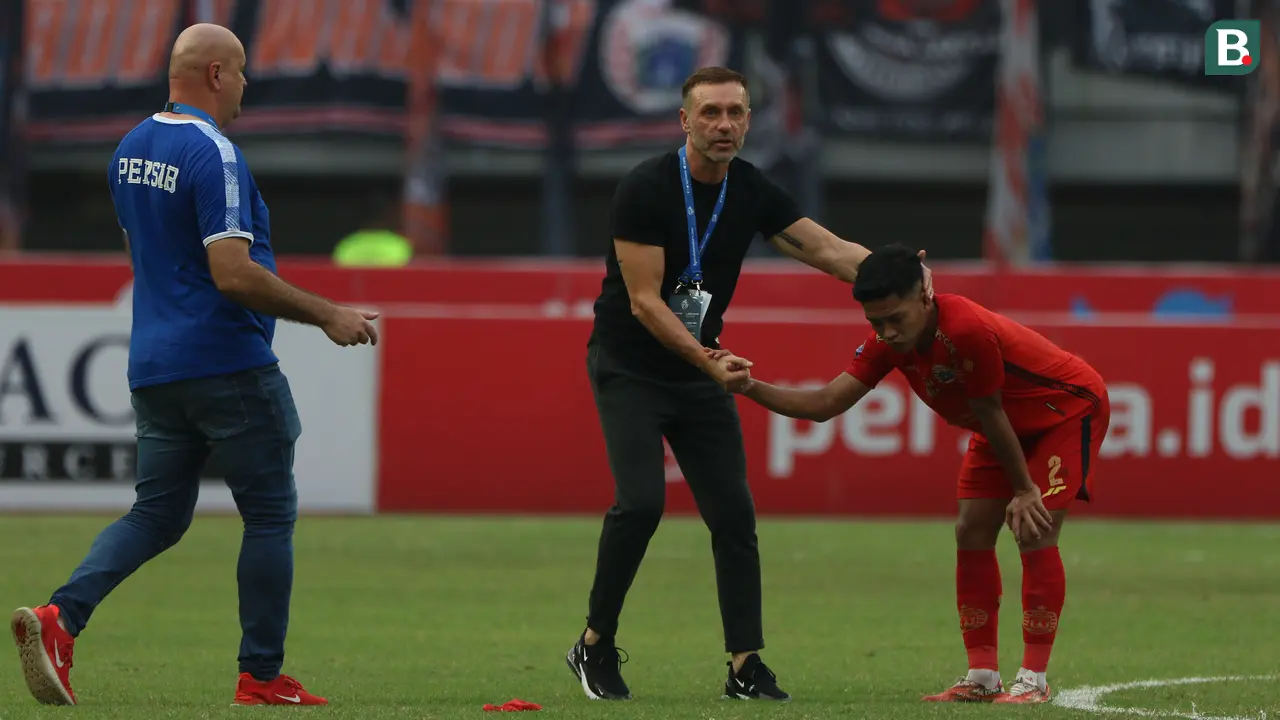 Ekspresi Pemain Persija Jakarta Setelah Pertandingan Melawan Persib Bandung