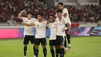 Duel Indonesia All Stars vs Aston Villa, Arkhan Kaka mencetak gol pada babak kedua dengan skor akhir 3-1 untuk Villa di Stadion Utama Gelora Bung Karno, Jakarta, Sabtu (1/8/2026). (Bola.com/Budy Santoso)