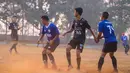 Pemain berebut bola saat laga Liga Ayo Jakarta 2019. (Liga Ayo)