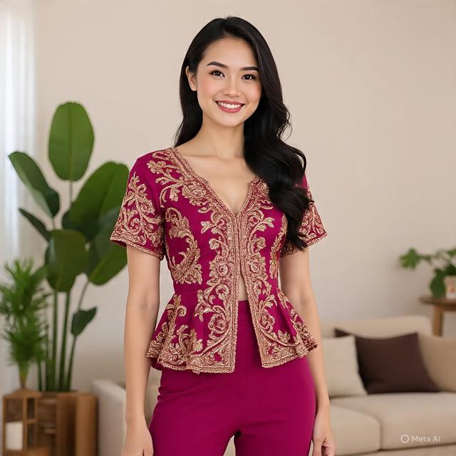10 Model Blus Brokat Lengan Pendek untuk Semua Gaya dan Acara, Wajib Punya