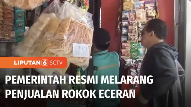 Pemerintah resmi mengeluarkan aturan larangan untuk menjual rokok secara eceran. Peraturan yang sudah ditanda tangani Presiden Jokowi tersebut menuai pro dan kontra di kalangan masyarakat.