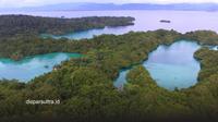 Keindahan Danau Napabale yang berada di Kecamatan Lohia, Kabupaten Muna, Provinsi Sulawesi Tenggara. (dok. disparsultra.id)