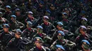 Dalam pidatonya, Gubernur Aceh Muzakir Manaf menegaskan pentingnya peran Polri sebagai garda terdepan yang mengayomi masyarakat dengan kebijaksanaan dan kasih sayang. (CHAIDEER MAHYUDDIN/AFP)