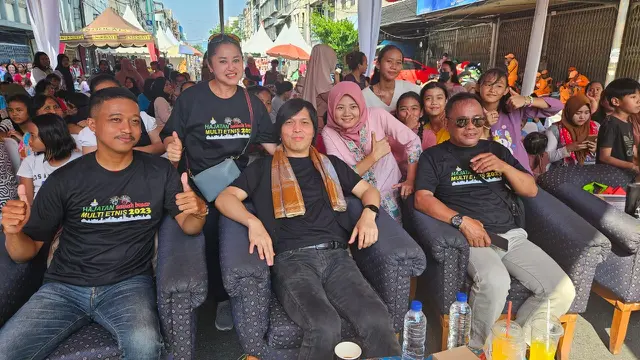 Once Mekel menghadiri Hajatan Sawah Besar Multi Etnis 2023