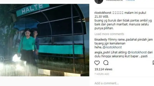 Rionaldo Stokhorst di sinetron Orang Ketiga (Instagram)