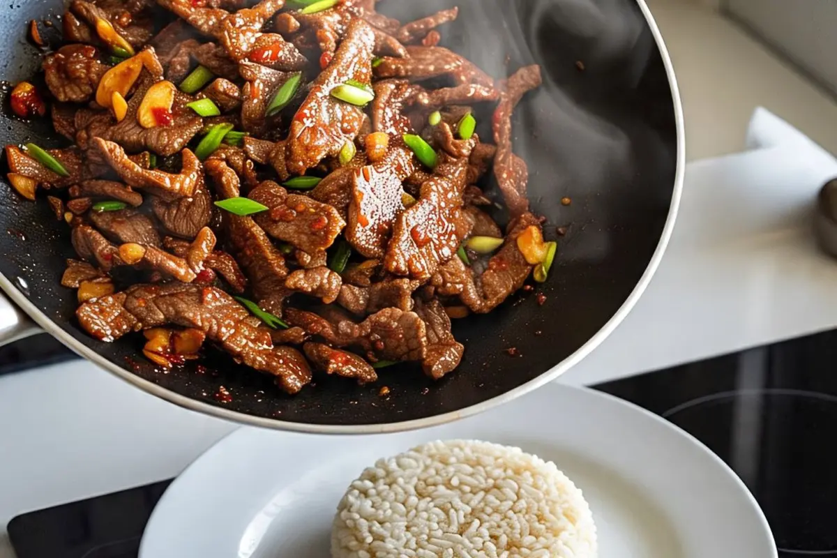 Tumis Daging Sapi Bumbu Kecap Pedas