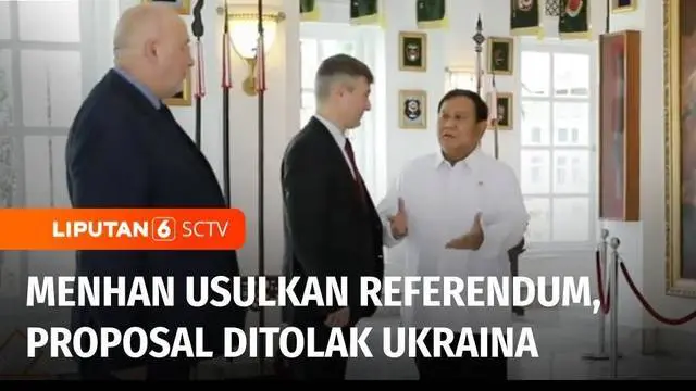 Proposal perdamaian Rusia-Ukraina yang diajukan Menhan Prabowo Subianto menuai kontroversi. Dalam proposal yang salah satunya mengusulkan digelar referendum di daerah konflik, ditolak keras oleh Ukraina. Presiden akan memanggil Prabowo untuk meminta ...